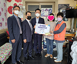 2021 피해자 가족의 따뜻한 겨울나기 행사(가정방문 물품 지원) 사진